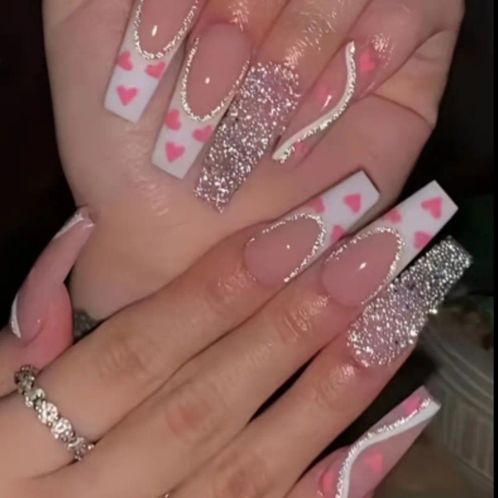 24 Pieces Fake Press On Nails